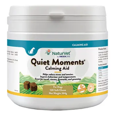 NaturVet Quiet Moments Snacks - 120 Chews