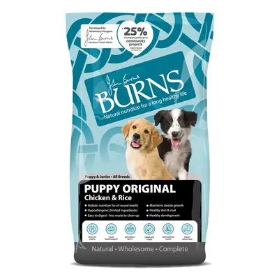 Burns Puppy Original - Chicken & Rice - Economy Pack: 2 x 12kg