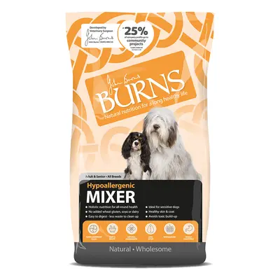 Burns Adult & Senior - Hypo-Allergenic Mixer - Economy Pack: 3 x 2kg