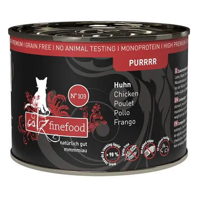 Catz finefood Purrrr Can Mixed Trial Pack 6 x 200g - Chicken