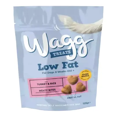 Wagg Low Fat Meaty Bites with Turkey & Rice - Saver Pack: 7 x 125g