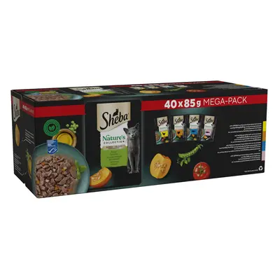 Sheba Nature's Collection Pouches 40 x 85g - Poultry Collection in Jelly (40 x 85g)