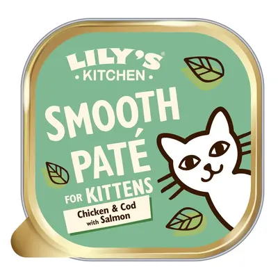 Lily's Kitchen Smooth Chicken & Cod with Salmon Paté for Kittens - Saver Pack: 38 x 85g