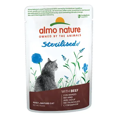 Almo Nature Holistic Sterilised Pouches 70g - Saver Pack: Beef (12 x 70g)