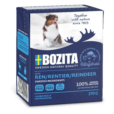 Bozita Chunks in Jelly Saver Pack 12 x 370g - Reindeer