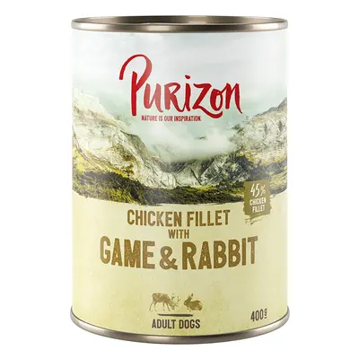 Purizon Adult 6 x 400g - Game & Rabbit with Pumpkin & Lingonberry