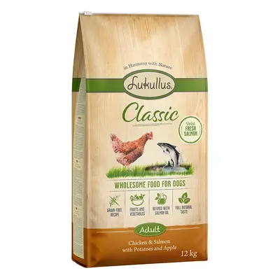 Lukullus Classic Junior Grain-Free Chicken & Salmon - 12kg