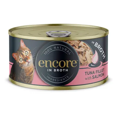 Encore Cat Tin Saver Pack 48 x 70g - Tuna Fillet with Salmon