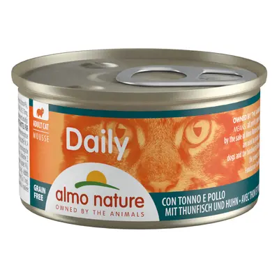 Almo Nature Daily Menu for Cats 6 x 85g - Mousse with Tuna & Chicken