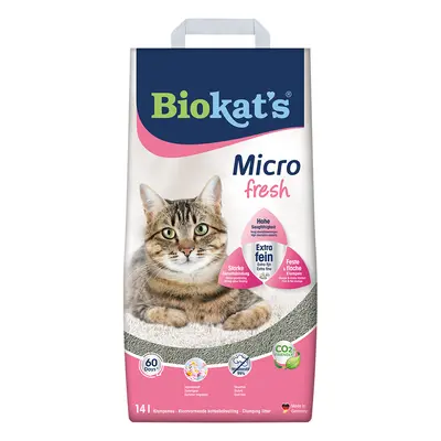 Biokat's Micro Fresh Cat Litter - Economy Pack: 2 x 14l