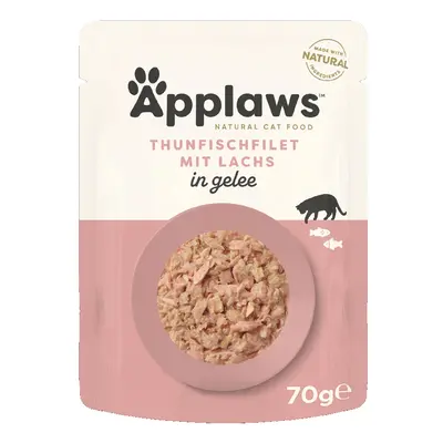 Applaws Adult Cat Pouches in Jelly 16 x 70g - Tuna with Salmon