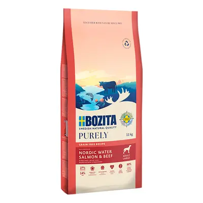 Bozita Grain Free Salmon & Beef for Large Dogs - Economy Pack: 2 x 11kg