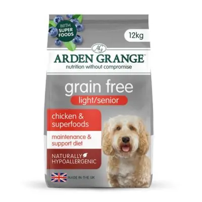 Arden Grange Light/Senior - Grain-Free Chicken & Superfoods - Economy Pack: 2 x 12kg