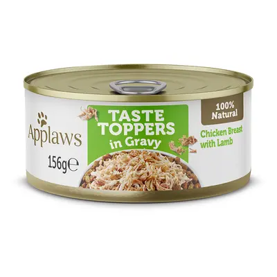 Applaws Taste Toppers in Gravy 6 x 156g - Chicken with Lamb