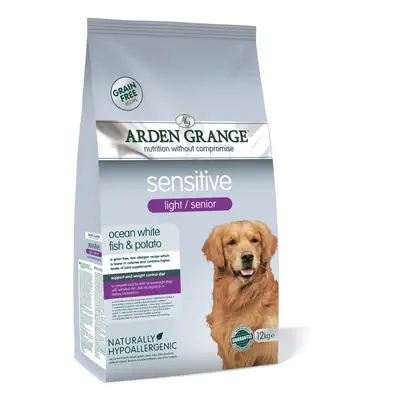 Arden Grange Sensitive Senior/Light - Grain-Free Ocean White Fish & Potato - 12kg