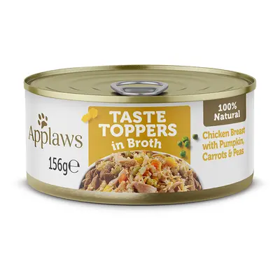 Applaws Taste Toppers in Broth 6 x 156g - Chicken with Vegetables