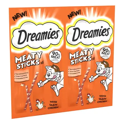 Dreamies Meaty Sticks with Tasty Chicken - Saver Pack: 3 x 30g