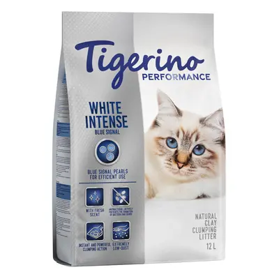 Tigerino Performance White Intense Blue Signal Cat Litter – Fresh Scent - 12 litre