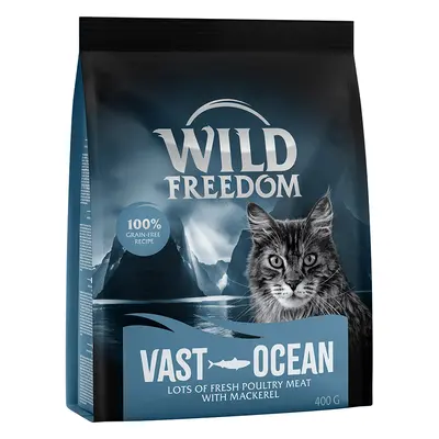 3 x 400g Wild Freedom Dry Cat Food - Try Now! - Adult "Vast Oceans" Mackerel - Grain-Free (3 x 4