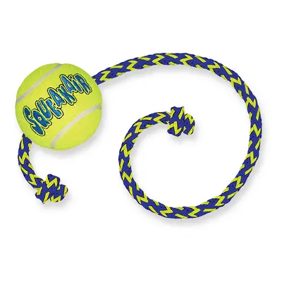 KONG AirDog Squeakair Ball with Rope - Medium/Large