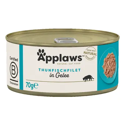 Applaws Adult Cat Cans in Jelly 70g - Tuna Fillet (6 x 70g)