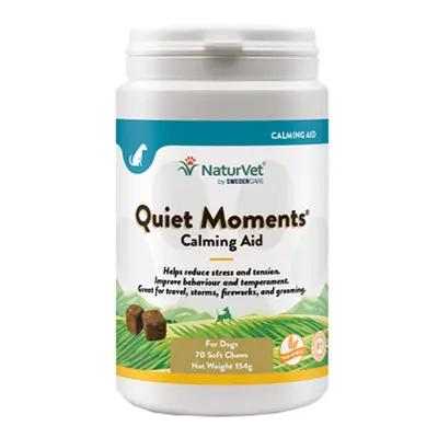 NaturVet Quiet Moments Snacks - 70 Chews