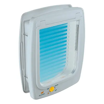 Ferplast Swing 11 Cat Flap - 4 Way Lock - White Cat Flap