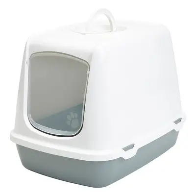 Savic Oscar Litter Box - White & Grey