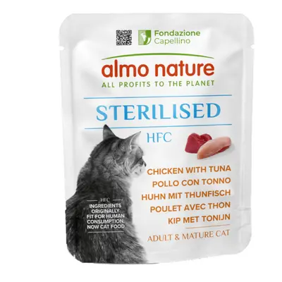 Almo Nature HFC Sterilised 6 x 50g - Chicken with Tuna