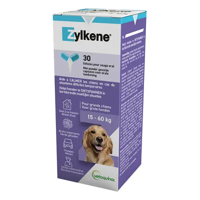 Zylkene Capsules 450mg for Large Dogs 15 - 60kg - Saver Pack: 2 x 30 capsules