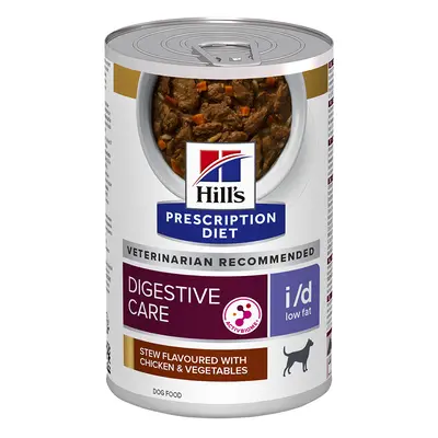 Hill’s Prescription Diet Canine i/d Digestive Care Low Fat Stew - Chicken - 12 x 354g