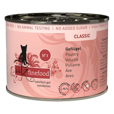 Catz finefood Can Saver Pack 12 x 200g - Poultry