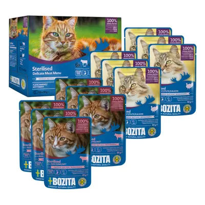 Bozita Sterilised Chunks in Jelly 12 x 85g - Mixed Pack