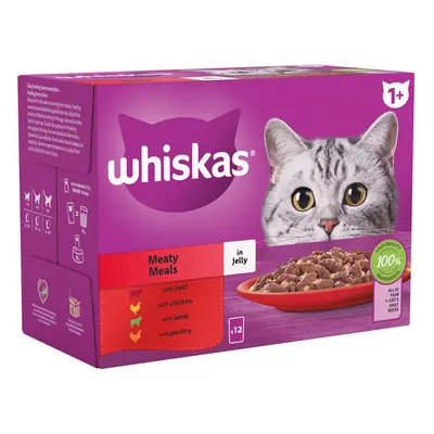 Whiskas 1+ Meaty Meals in Jelly - Saver Pack: 96 x 85g