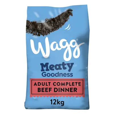 Wagg Meaty Goodness Adult Complete Beef Dinner - Economy Pack: 2 x 12kg