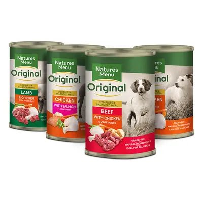 Natures Menu Original Can Multipack Wet Dog Food - Saver Pack: 24 x 400g