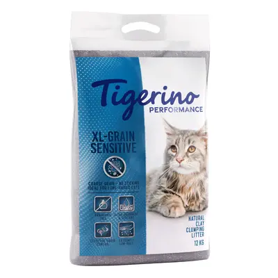 Tigerino Performance XL-Grain Cat Litter – Sensitive (Unscented) - 12kg