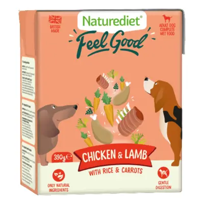 Naturediet Feel Good Adult - Chicken & Lamb - 18 x 390g