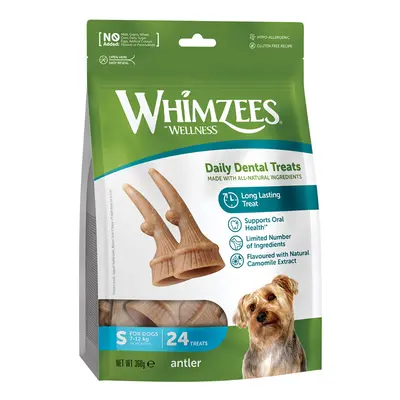 Whimzees by Wellness Occupy Antler - Size S: for small dogs (24 Snacks)