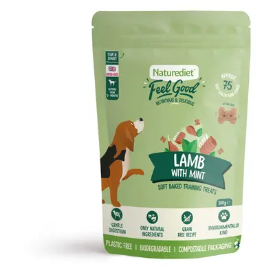 Naturediet Feel Good Soft Baked Training Treats - Lamb with Mint - 100g