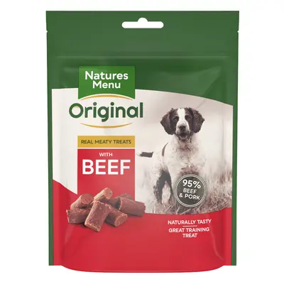 Natures Menu Original Dog Treats with Beef - 120g