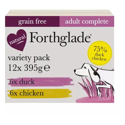 Forthglade Complete Meal Grain-Free Adult Dog - Duck & Chicken - Saver Pack: 36 x 395g