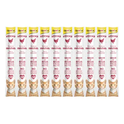 GimCat Sticks - Saver Pack: Poultry (30 Sticks)