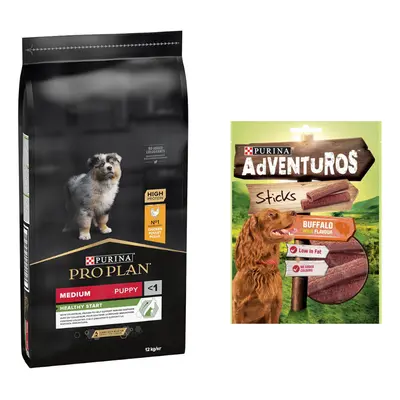 Purina Pro Plan Dry Dog Food + 120g AdVENTuROS Dog Treats Free! * - Medium Puppy Healthy Start (