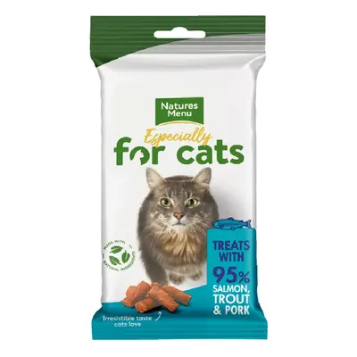 Natures Menu Cat Treats with Salmon - Saver Pack: 3 x 60g