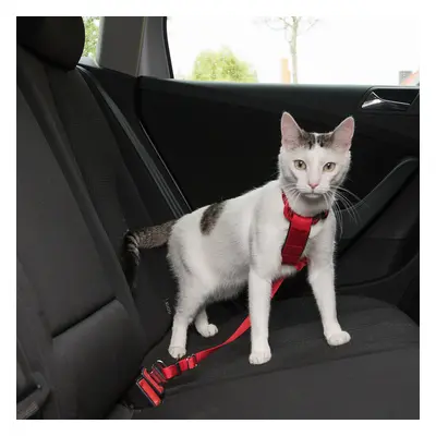 Trixie Cat Car Harness - Red