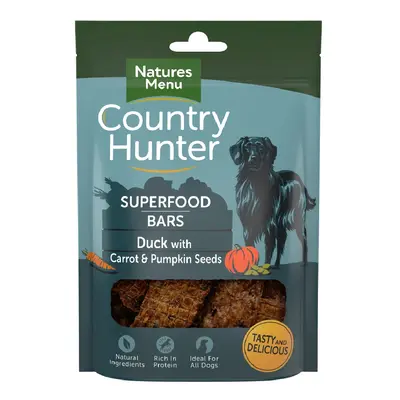 Natures Menu Country Hunter Superfood Bars with Duck - Saver Pack: 2 x 100g