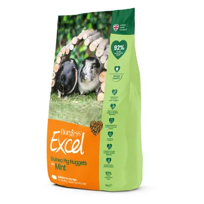 Burgess Excel Adult Guinea Pig Nuggets with Mint - 10kg