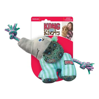 KONG Wild Knots Carnival Elephant - Small/Medium: 9 x 17 x 13 cm (L x W x H)