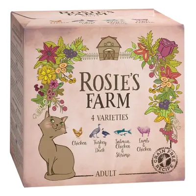 Rosie's Farm Adult Mixed Trial Packs - Trays - 4 x 100g